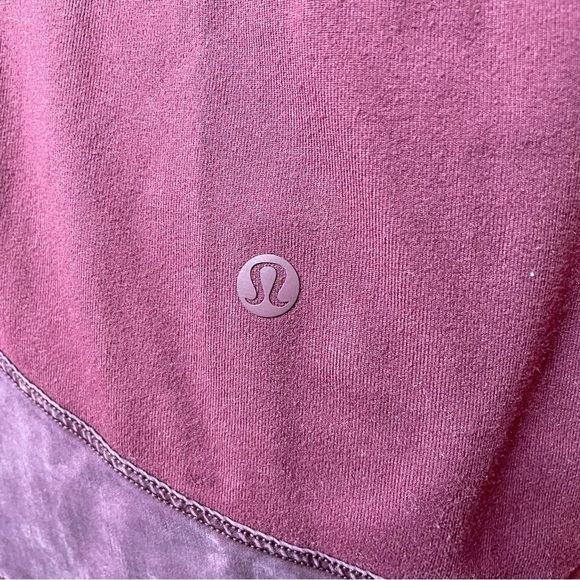 Lululemon Starting Place Hoodie in Garnet Purple 4 W3ABWS Activewear Workout - Picture 7 of 11